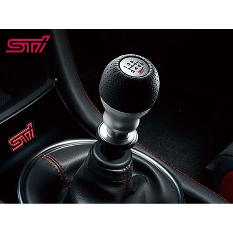 スバル　STIシフトノブ NEW] JDM Subaru WRX STI VAB STI Shift Knob 6MT Genuine leather