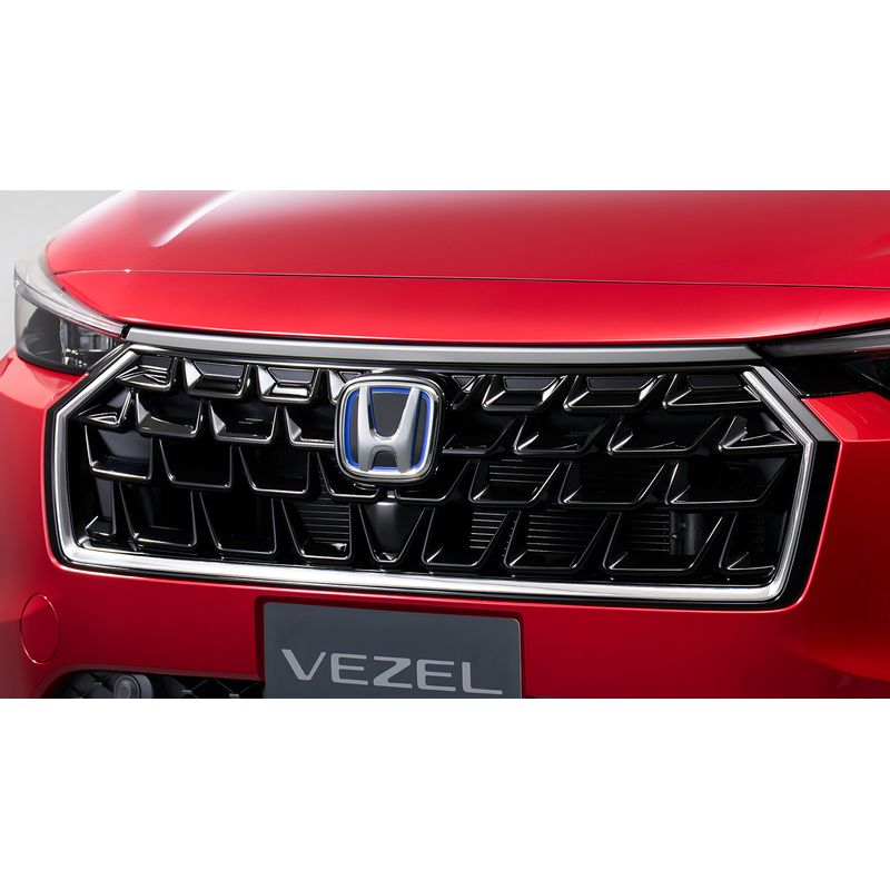 Honda ヴェゼルグリル NEW] JDM Honda VEZEL RV Front Grille Berlina Black x Chrome