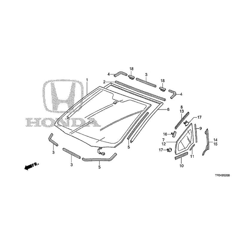 Door Inserts For Honda Fit/Jazz 2009-2012 GE8 JDM - Jersey Made, Fiber Upholstery (Pair)