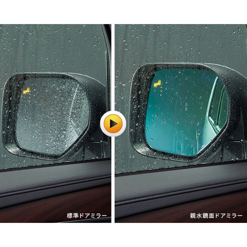 [NEW] JDM Mitsubishi DELICA D5 CV1W Hydrophilic Mirror Door Mirror Ge