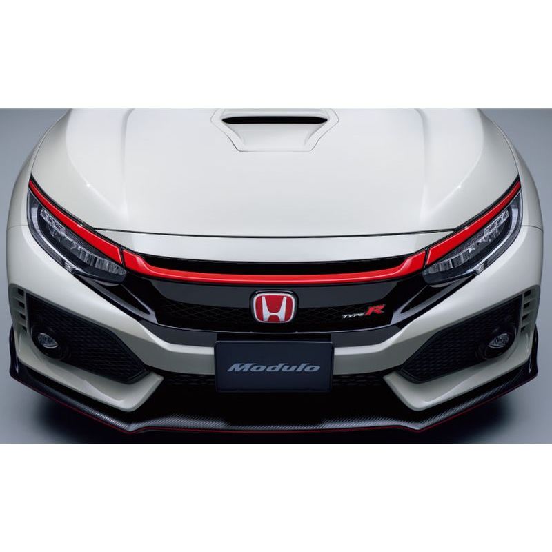 CIVIC FK7.FK8用　フロントグリルガーニッシュ　赤色 NEW] JDM Honda CIVIC TYPE R FK8 Front Grille Garnish Red Genuine