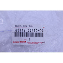 Load image into Gallery viewer, JDM Toyota Sienta P17# Cowl Side Trim Board LH 62112-52420-C0 GENUINE OEM
