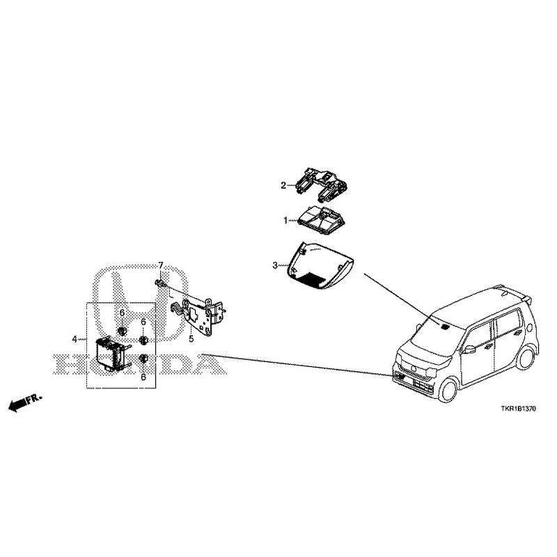 パーツ HONDA N WGN genuine camera Rador set JH3 NEW] JDM HONDA N-WGN CUSTOM JH3 2023 Camera/Radar GENUINE OEM