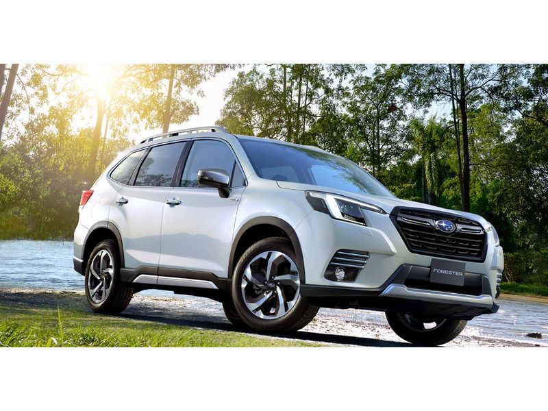 STI sports appeared in the Subaru Forester.