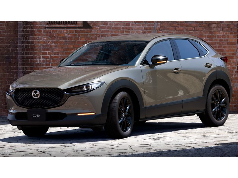 Mazda announced a partially redesigned version of its CX-30 crossover SUV in September 2023.