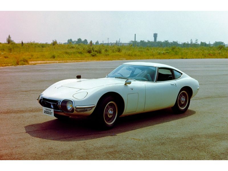 Japanese famous car Toyota 2000GT.