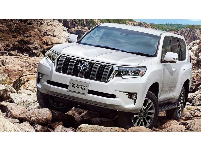TOYOTA LAND CRUISER PRADO Partially improved and 70th anniversary special specification car set.