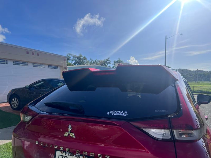 From Puerto Rico, Installed Rear Gate Spoiler to Eclipse Cross!