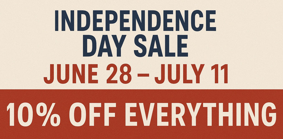 Independence Day Sale! 10% OFF All Items Worldwide!