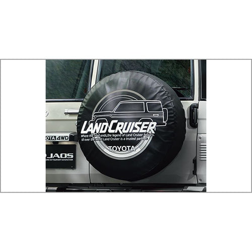 [NEW] JDM Toyota LAND CRUISER 70 GDJ76W Spare Tire Cover Genuine OEM