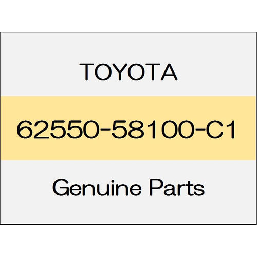 [NEW] JDM TOYOTA ALPHARD H3# Quotas lock pillar garnish (R) 7-passenger trim code (21) from 1607 to 1801 black 62550-58100-C1 GENUINE OEM
