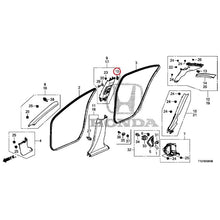 Load image into Gallery viewer, [NEW] JDM HONDA LEGEND HYBRID KC2 2016 Pillar Garnish GENUINE OEM
