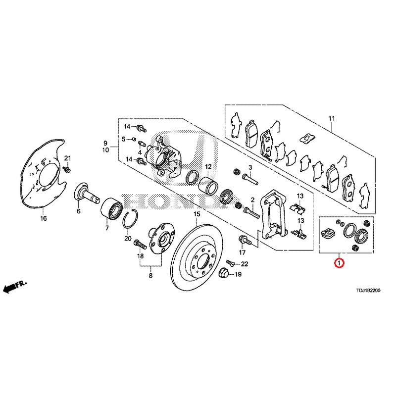 [NEW] JDM HONDA S660 JW5 2020 Front Brake GENUINE OEM