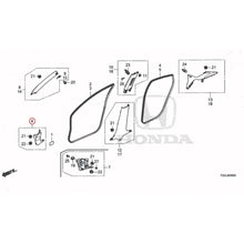 Load image into Gallery viewer, [NEW] JDM HONDA CIVIC FK7 2021 Pillar Garnish GENUINE OEM
