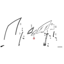 Load image into Gallery viewer, [NEW] JDM HONDA STREAM RN6 2013 Front Door Glass/Door Regulator GENUINE OEM
