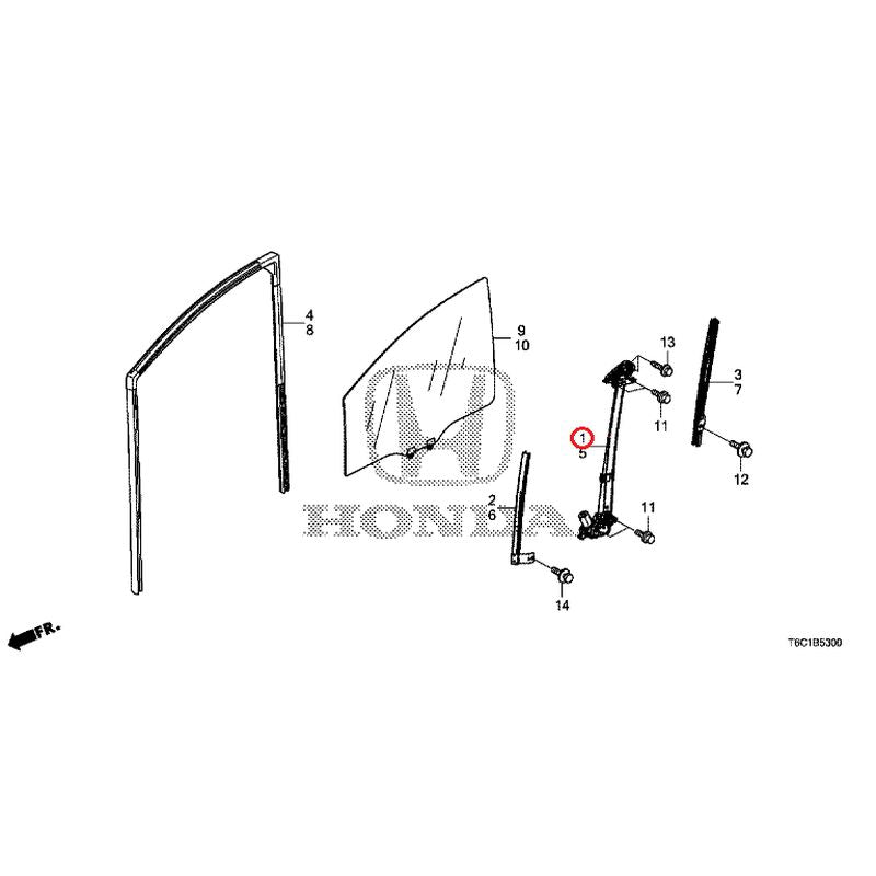 [NEW] JDM HONDA ODYSSEY e:HEV RC4 2021 Front Door Glass/Regulator GENUINE OEM