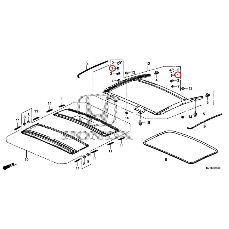 [NEW] JDM HONDA CR-Z ZF2 2014 Sunshade GENUINE OEM