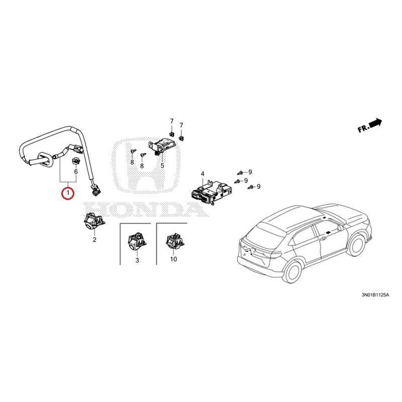 [NEW] JDM HONDA VEZEL e:HEV RV5 2025 Rear View Camera/Etc Unit GENUINE OEM