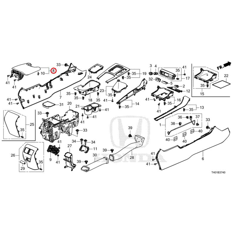 NEW] JDM HONDA CIVIC FL1 2022 Console (MT) GENUINE OEM – JDM Yamato