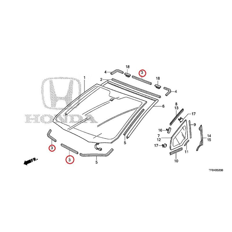 NEW] JDM HONDA FIT GE8 2012 Front Windshield GENUINE OEM – JDM Yamato