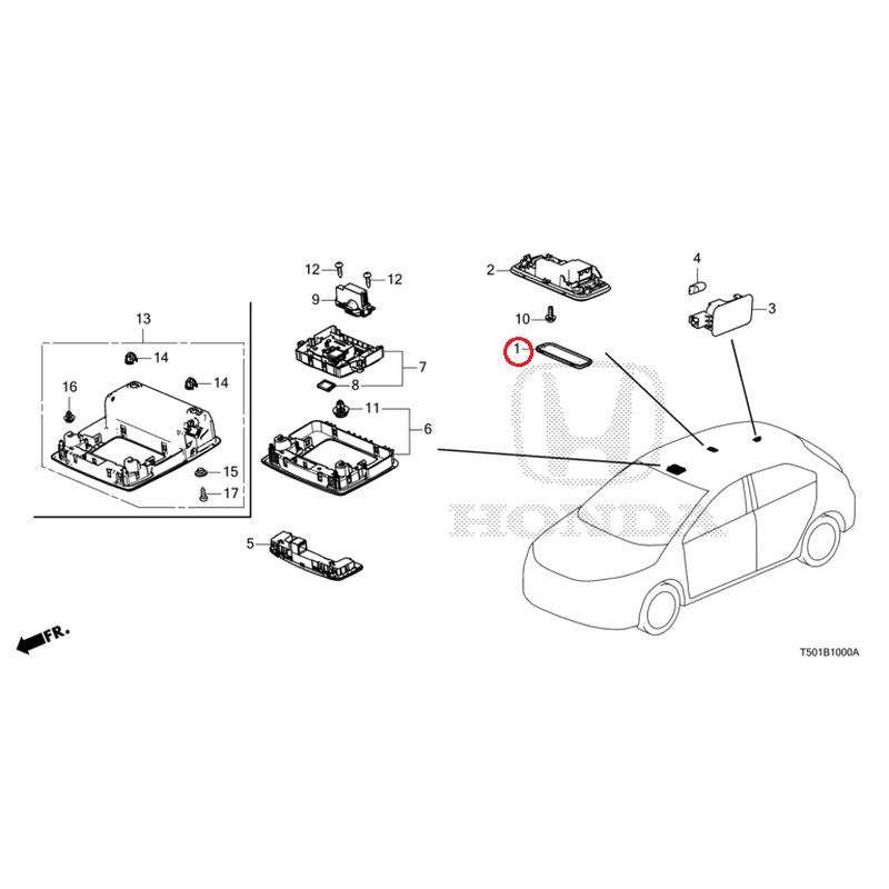 [NEW] JDM HONDA Civic e:HEV FL4 2025 Interior Lights GENUINE OEM