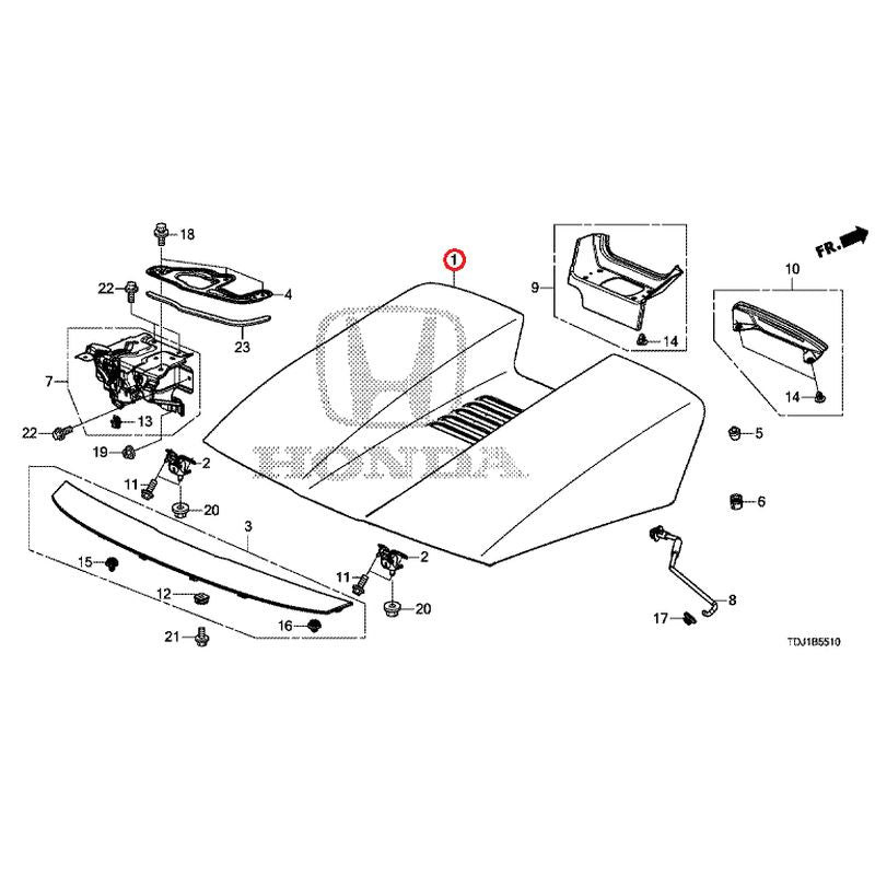 [NEW] JDM HONDA S660 JW5 2020 Rear Hood GENUINE OEM