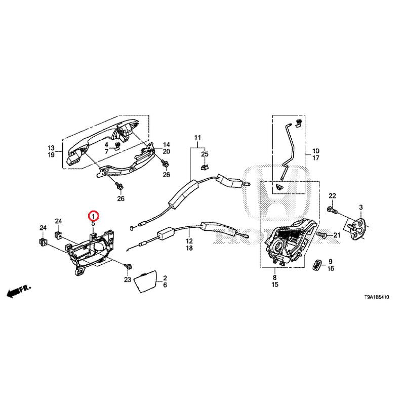 [NEW] JDM HONDA GRACE GM6 2015 Rear Door Locks/Outer Handles GENUINE OEM