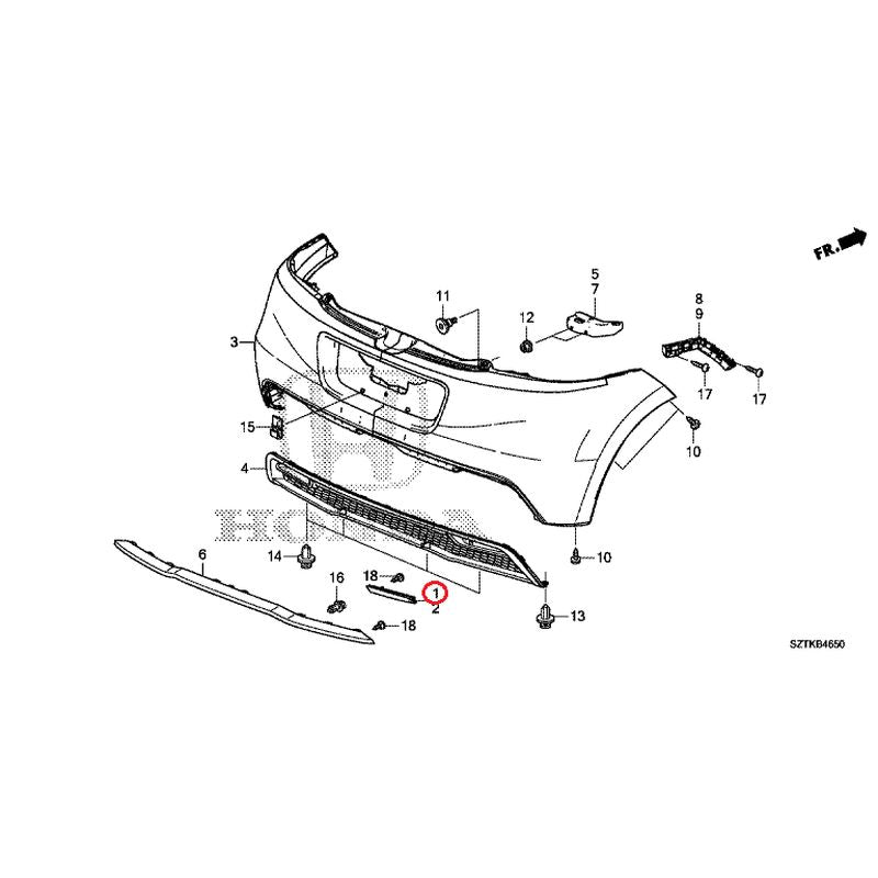 [NEW] JDM HONDA CR-Z ZF2 2014 Rear Bumper GENUINE OEM