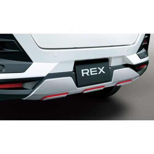 [NEW] JDM Subaru REX A20#F Rear Under Garnish with red decoration Genuine OEM