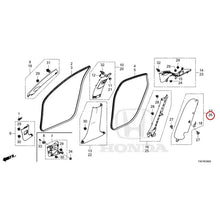 Load image into Gallery viewer, [NEW] JDM HONDA CIVIC FL5 2023 Pillar Garnish GENUINE OEM
