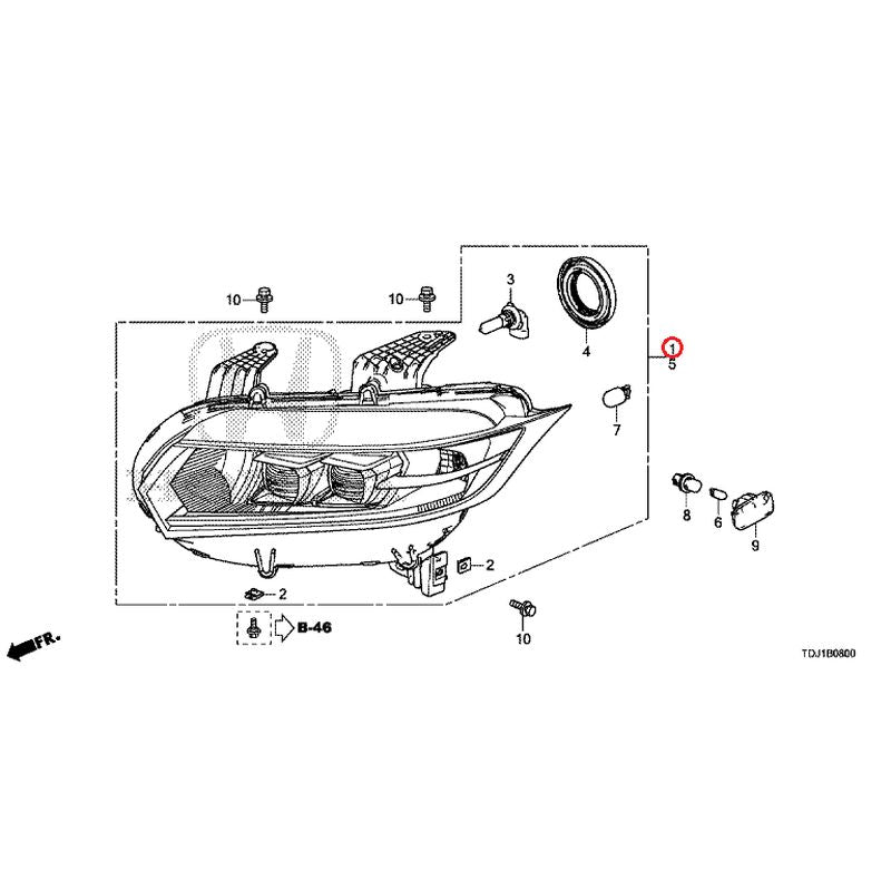 [NEW] JDM HONDA S660 JW5 2020 Headlight GENUINE OEM