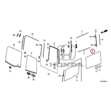 Load image into Gallery viewer, [NEW] JDM HONDA STEP WGN SPADA RP5 2020 Rear Windshield Glass/Quarter Glass (1) GENUINE OEM

