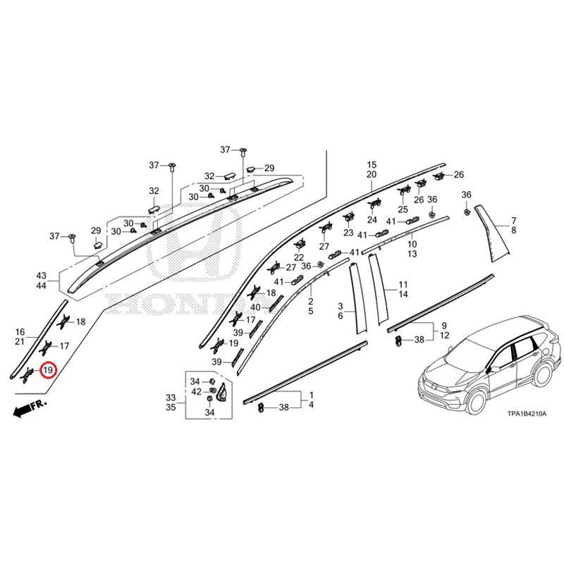 NEW] JDM HONDA CR-V HYBRID RT5 2020 Molding GENUINE OEM – JDM Yamato