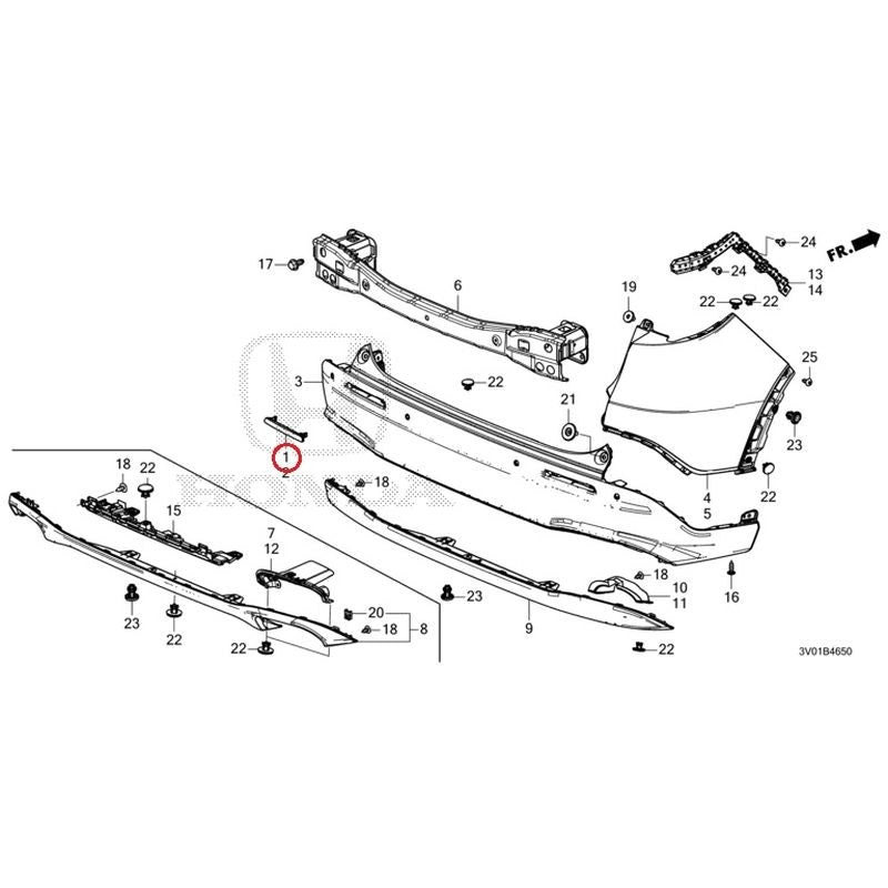 らむ　Z パーツ NEW] JDM HONDA ZR-V RZ3 2023 Rear Bumper GENUINE OEM – JDM Yamato