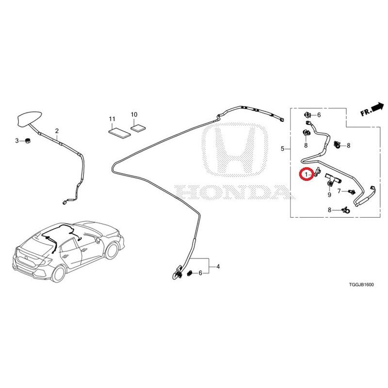 [NEW] JDM HONDA CIVIC FK8 2020 Antenna GENUINE OEM