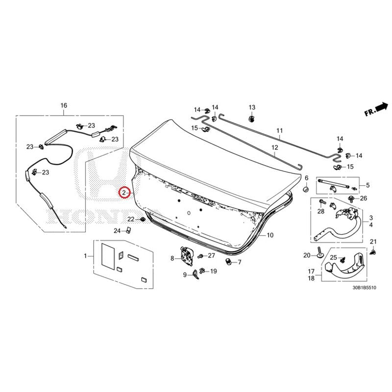 NEW] JDM HONDA ACCORD CY2 2024 Trunk Lid GENUINE OEM – JDM Yamato