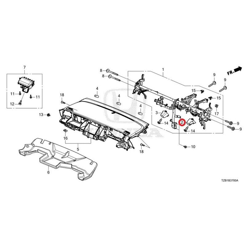 [NEW] JDM HONDA FIT e:HEV GR3 2020 Instrument panel GENUINE OEM