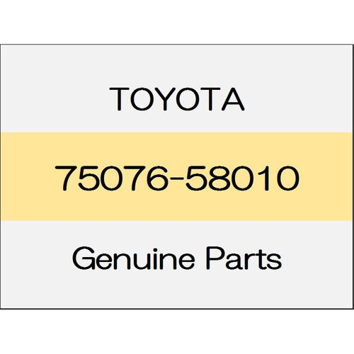 [NEW] JDM TOYOTA ALPHARD H3# Rear door outside molding sub-Assy (L) 75076-58010 GENUINE OEM