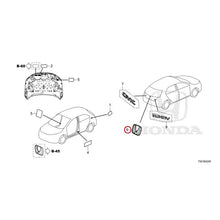 Load image into Gallery viewer, [NEW] JDM HONDA CIVIC FL4 2023 Emblem/Caution Label GENUINE OEM
