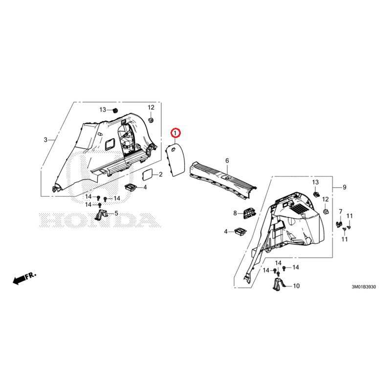 [NEW] JDM HONDA VEZEL RV3 2021 Side Lining GENUINE OEM