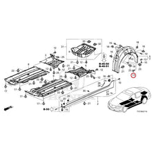 Load image into Gallery viewer, [NEW] JDM HONDA LEGEND HYBRID KC2 2016 Side Sill Garnish/Under Cover GENUINE OEM
