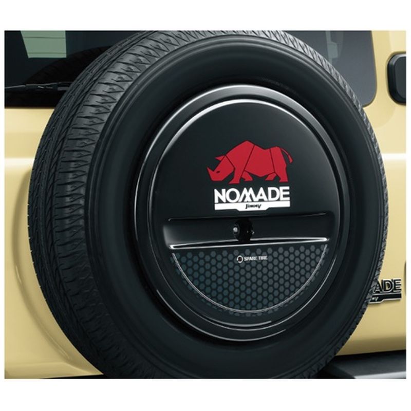 [NEW] JDM Suzuki Jimny NOMADE JC74W Spare Tire Half Cover Decal Tool Gear OEM
