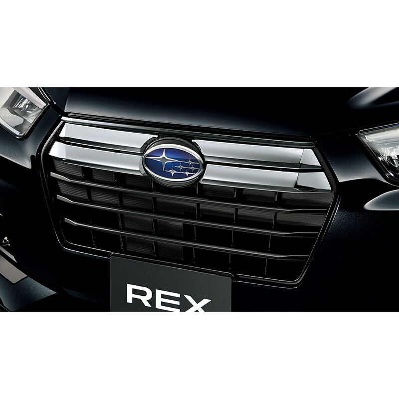 [NEW] JDM Subaru REX A20#F Grill Garnish Plating Genuine OEM