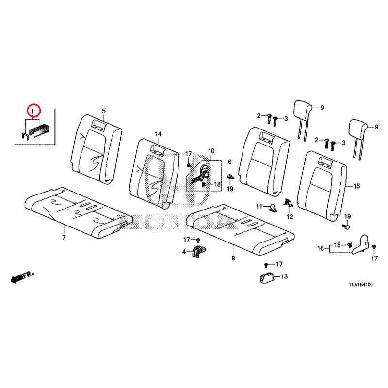 [NEW] JDM HONDA CR-V RW1 2022 Rear Seat (7-Passenger) GENUINE OEM