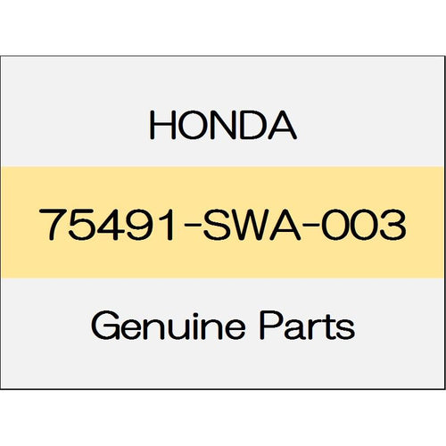 [NEW] JDM HONDA CIVIC TYPE R FK8 Clip, Front Pillar Corner Garnish (Rear Use) 75491-SWA-003 GENUINE OEM