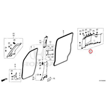 Load image into Gallery viewer, [NEW] JDM HONDA STEP WGN e:HEV RP8 2022 Pillar Garnish GENUINE OEM
