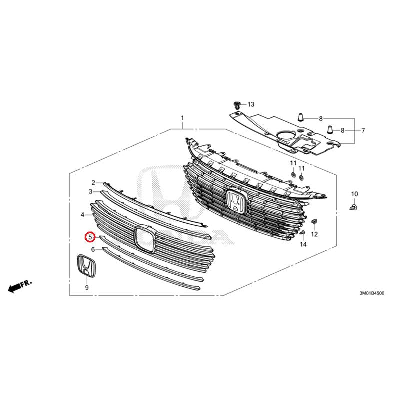 NEW] JDM HONDA VEZEL RV3 2021 Front Grill GENUINE OEM – JDM