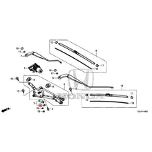 Load image into Gallery viewer, [NEW] JDM HONDA CIVIC FK8 2017 Front Windshield Wiper GENUINE OEM
