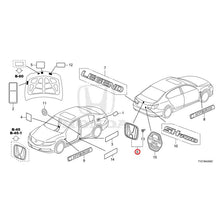 Load image into Gallery viewer, [NEW] JDM HONDA LEGEND HYBRID KC2 2018 Emblem/Caution Label GENUINE OEM
