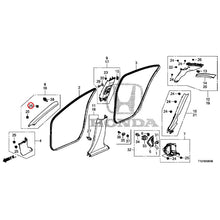Load image into Gallery viewer, [NEW] JDM HONDA LEGEND HYBRID KC2 2018 Pillar Garnish GENUINE OEM
